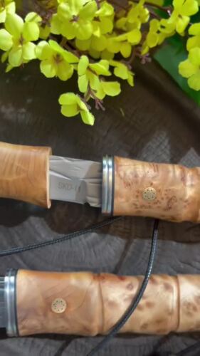 Japanese Style Katana Knife SKD-11 Steel Ninja Hunting Samurai Warrior Bushido - Video 1 of 1