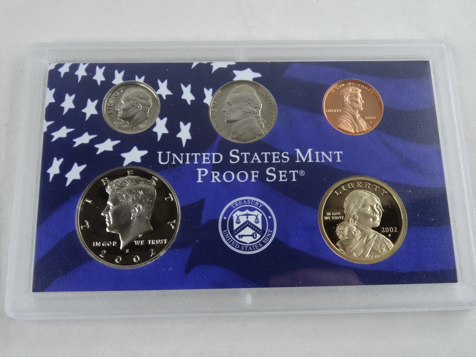2002-S US Mint Proof Set 10 Coin Set OGP Original Government Packaging COA - Image 4 of 4