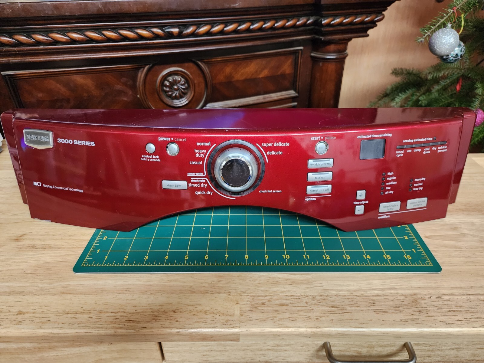 Red Maytag 3000 Series Dryer Control Panel With Boards Part W10164451