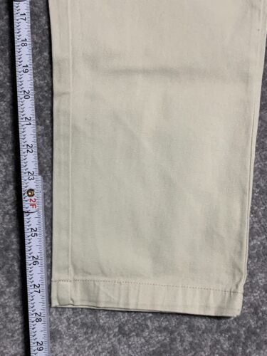 Woman Within Classic Fit Chino Pants Women Size L Beige Pockets Pull-On - Picture 12 of 12