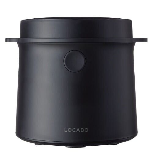 LOCABO 45% low carb rice cooker low-calorie JM-C20E-B Black AC100V