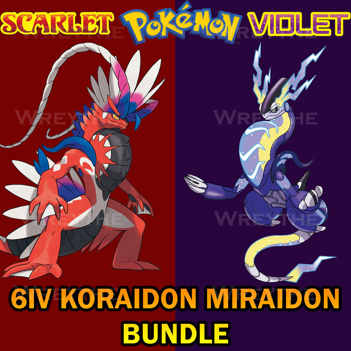 6IV KORAIDON + MIRAIDON Legendary BUNDLE 🚀 Pokemon SCARLET and