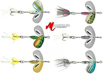 Matzuo Shockwave Double Brass Blade Buzzing Spinner Fishing Lure