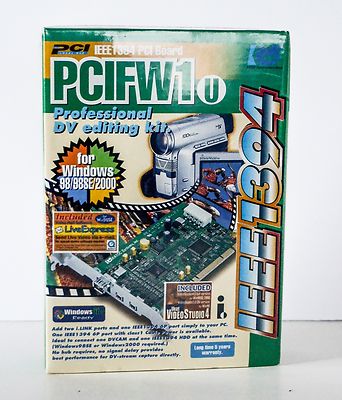 Ratoc Systems PCIFW1u IEEE1384 PCI Board Firewire Pro DV Editing Kit