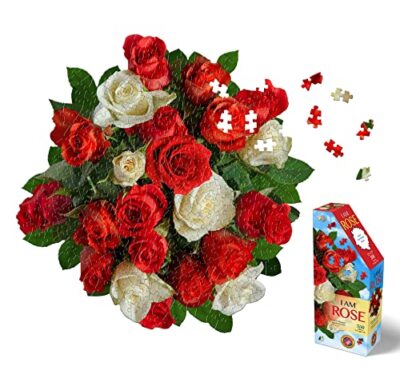 Madd Capp: I Am Rose - 350 Piece Puzzle - Unique Floral-Shaped Border