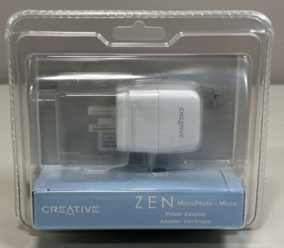 Creative Labs ZEN Mirco / MicroPhoto OEM Original Power Adapter NEW SEALED