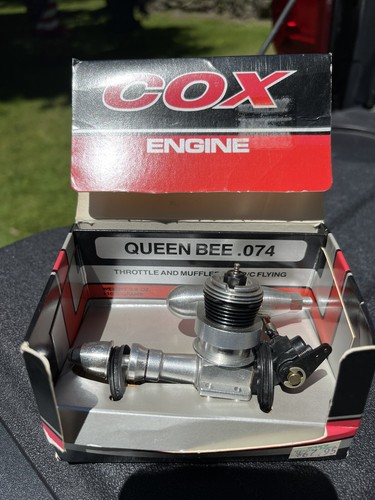 RC Model Airplane Engine Cox Queen Bee .074 MIB Unused