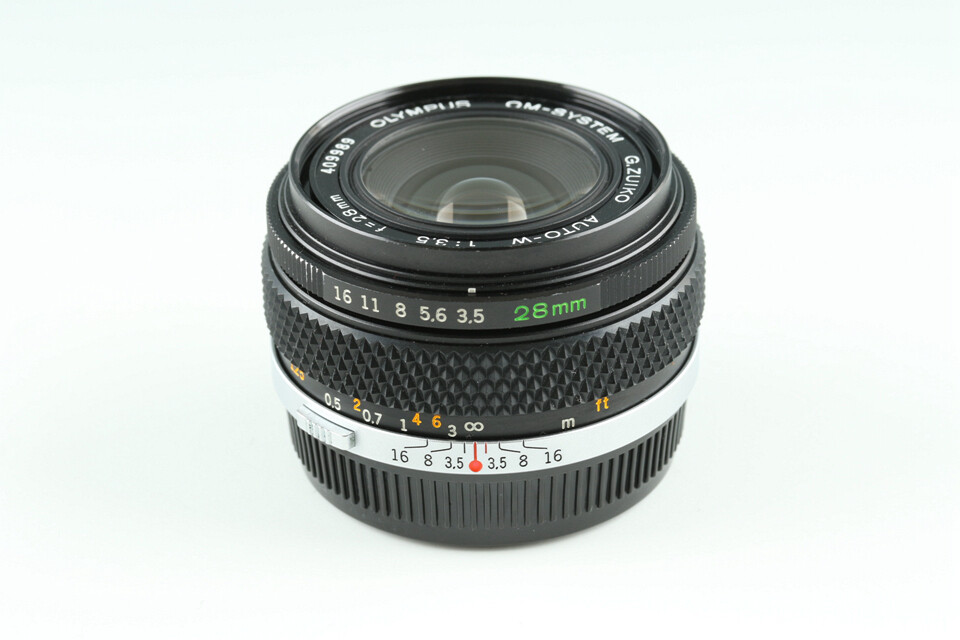 Olympus OM-System G.Zuiko Auto-W 28mm F/3.5 Lens #37289 F4 Olympus OM-System G.Zuiko Auto-W 28mm F/3.5 Lens #37289 F4