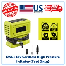 18V Cordless High Pressure Digital Inflator Air Compressor Tire Pump(Tool Only)