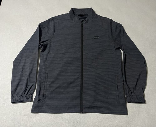 Travis Mathew Lightweight Golf Jacket Mens Large Dark Gray Full Zip Performance