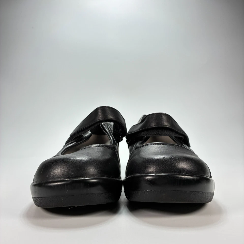 Zapatos ortopédicos Apex Ambulator Mary Jane de cuero negro B6000W para mujer talla 7” Foto 2 de 4