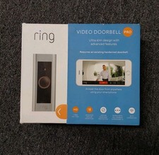 New Open Box Ring Wired Doorbell Pro 1080p HD WiFi Camera Night Vision CB