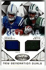 2015 Panini Certified Phillip Dorsett / Devin Smith Dual Jerseys #/799 #NG-WR2