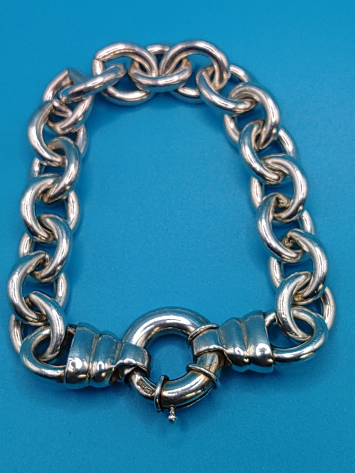 Super Sized Solid Link Chunky 73.6 gram Hefty Ste… - image 3