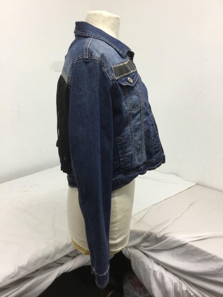 Elvis Presley Custom Spenny Lane Denim Jacket, Fringe Back, Sz S, (SR884) View 4