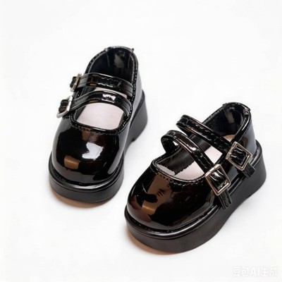 Doppelschnalle Puppe Schuhe süßes Design Spielzeug Mode realistischer Look für Foto