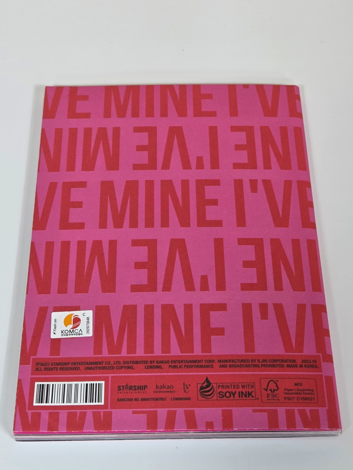 IVE 1st EP [I'VE MINE] EITHER WAY Ver. (No Photo Card)