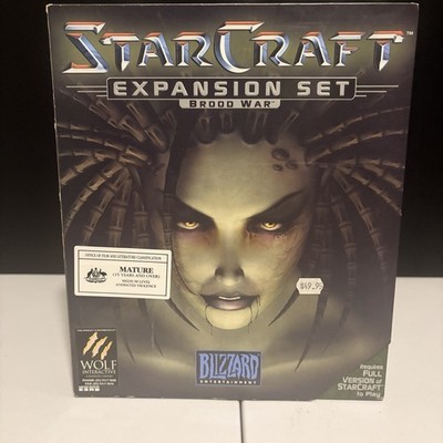 StarCraft Brood War Expansion Set PC Big Box Factory Sealed AUS Blizzard