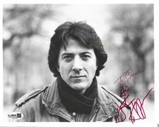 Dustin Hoffman REAL hand SIGNED Original Promo Photo JSA COA Autographed 1970's