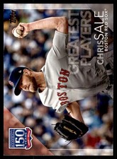 2019 Topps Update 150 Years of Professional Baseball Chris Sale Boston Red Sox
