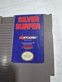 Nintendo Entertainment System NES Silver Surfer Video Game Cartridge Only 1985
