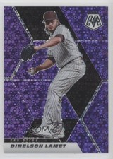 2021 Panini Mosaic Quick Pitch Purple Prizm 36/50 Dinelson Lamet #89 05ct