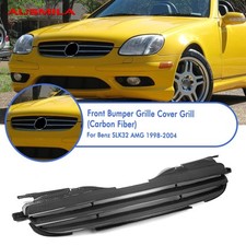 Carbon Fiber Front Bumper Grille For Benz Slk200 Slk230 Slk320 Slk32 Amg 1998-04