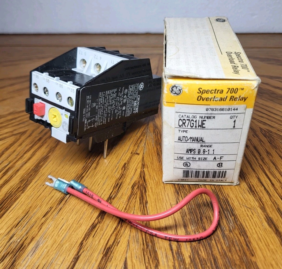 NEW General Electric CR7G1WE Spectra 700 Overload Relay CR7G