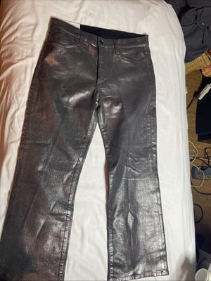 Joe s Jeans Callie Crop Boot Cut Coated Jeans Size 30 Faux Leather Look NWT