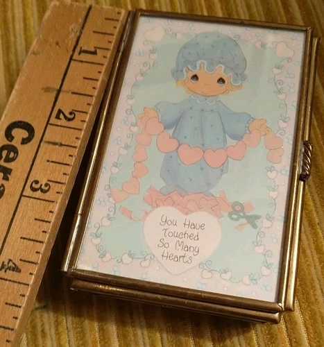 Precious Moments Trinket Box “ You Have Touched So Many Hearts” Mirrored  1992