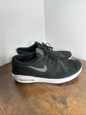 Nike SB Air Max Stefan Janoski 2 Men s Black Skateboarding Shoes Size 10.5