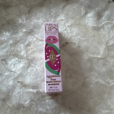 Charlotte Tilbury UNREAL LIPS GLOW NEKTARÖL JUICIOUS PINK WASSERMELONE NEU IN VERPACKUNG
