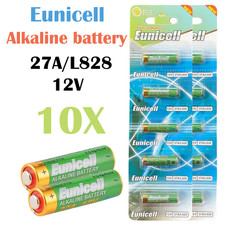 10x 27A 12V Alkaline Batteries A27 GP27A MN27 L828 for Remotes & Security