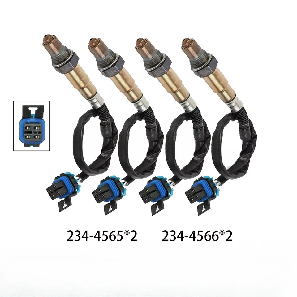 Sensor de oxígeno O2 ascendente y descendente 4 piezas para Buick Enclave GMC Acadia 2012-2016 3,6 L Foto 4 de 4