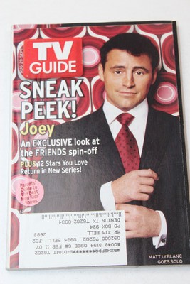TV Guide Magazine August 29 2004 Matt LeBlanc Goes Solo Dallas Edition