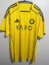 2025/26 Ronaldo #7 Al Nassr Jersey Men’s Home Jersey Size 2XL
