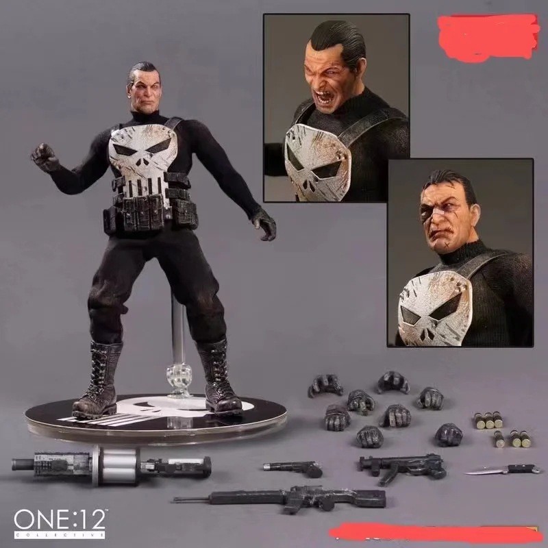 1/12 Scale Mezco The Punisher Frank Collect 6" Action Figure