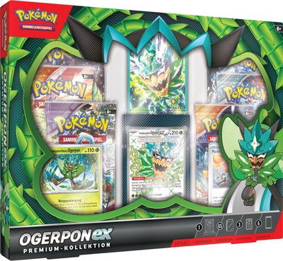 POKEMON 45910 Pokémon Ogerpon-ex Premium-Kollektion MBE3 Sammelkarten