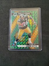 2025 Panini Mosaic - Hall of Fame Jerome Bettis #298 Green Mosaic Prizm