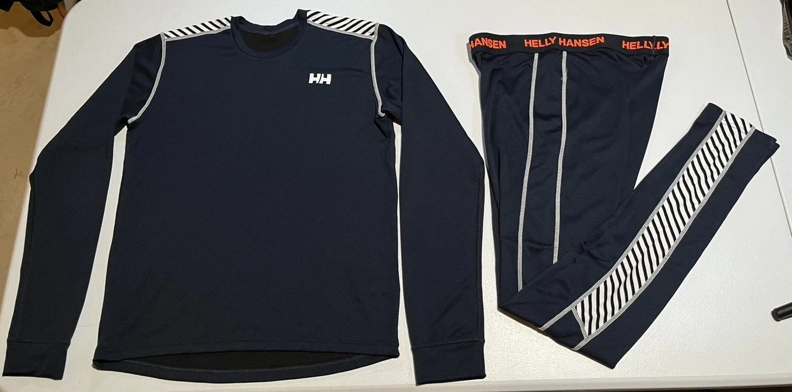 Helly Hansen Base Layer Thermal Long Underwear Shirt Pants Set Navy Blue Men M S
Opens in a new wind