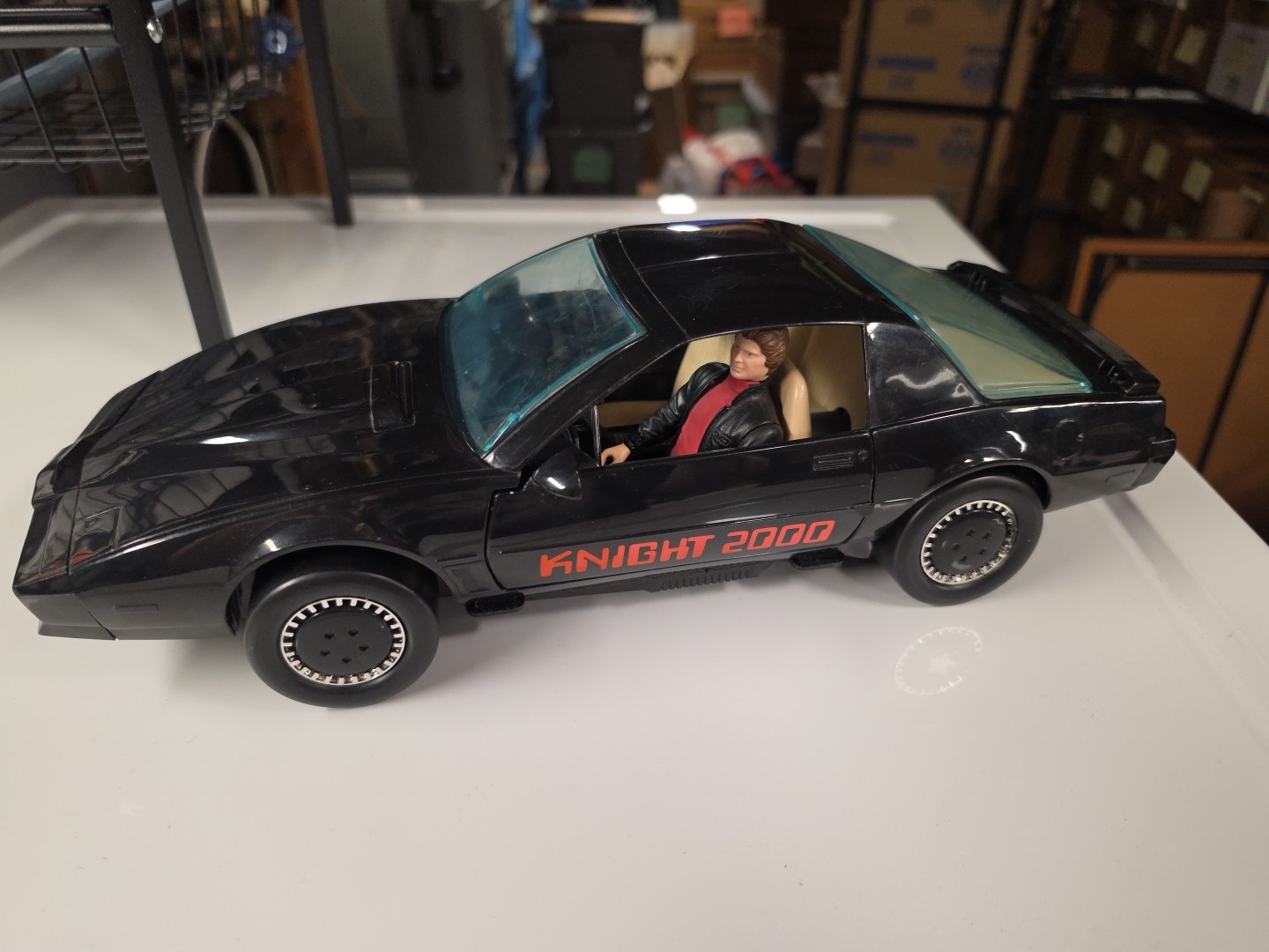 Kenner Vintage 1983 Knight Rider KITT Car with Michael Figure.