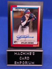 2025 Topps Dylan Crews #90B2-DC ** 1990 Design Gold Rookie Auto 14/50 Nationals