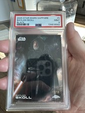 2025 STAR WARS SAPPHIRE #5 BAYLAN SKOLL/10  BLACK POP 1 PSA 9