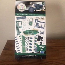 Happy Planner Hustle  Heart Sticker Sheets Book 737 Pieces/New
