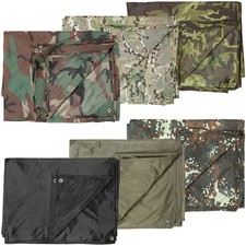 Bâche Polyvalente Tarp 300x500 Bw Tente D'Urgence Store Pluie Camo Oeillets