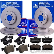 ATE BREMSSCHEIBEN + BELÄGE VORNE + HINTEN passend für AUDI A4 8E B7 + SEAT EXEO