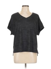 Member's Mark Women Black Short Sleeve T-Shirt L