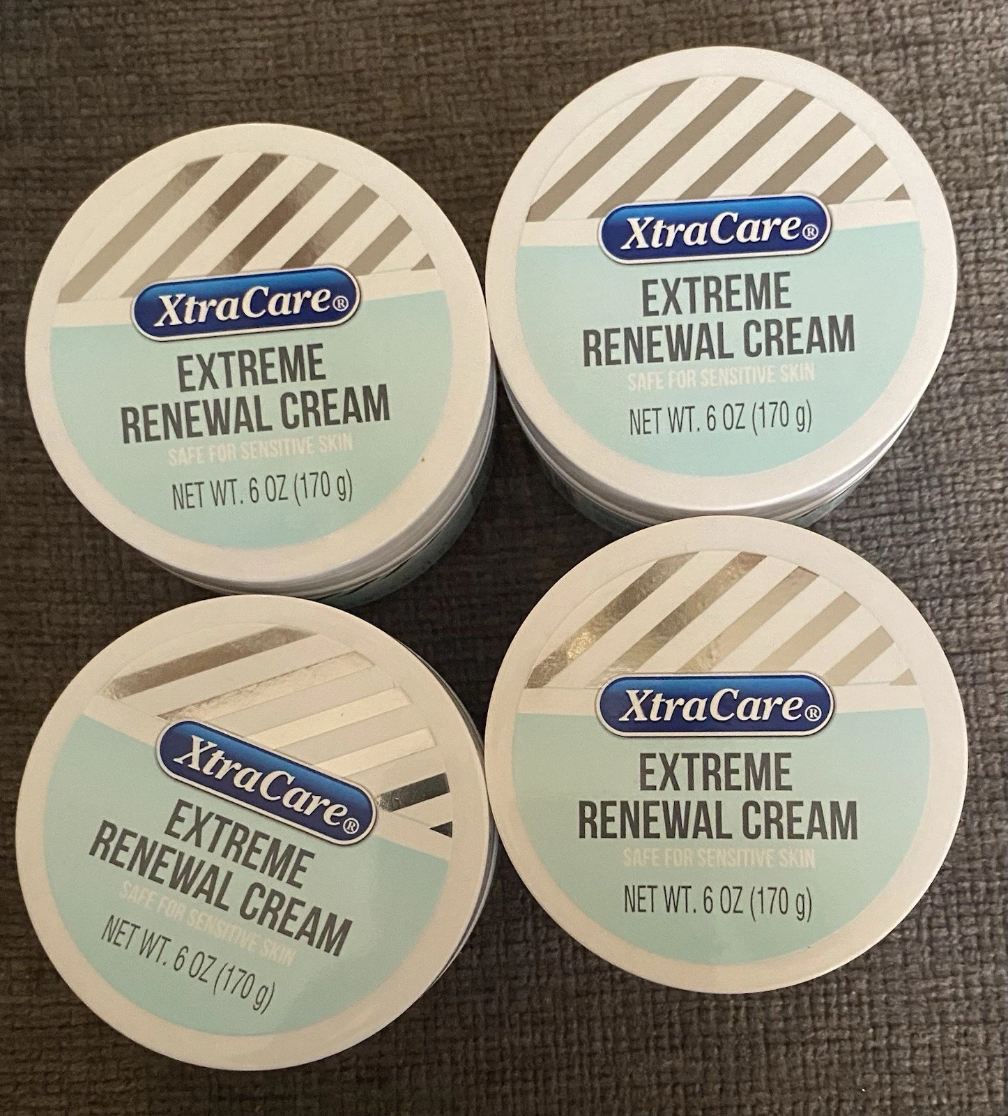 4Pcs.Extreme Renewal Cream For Body&Face, HydratesSkin/Colloidal Oatmeal,6oz Eac