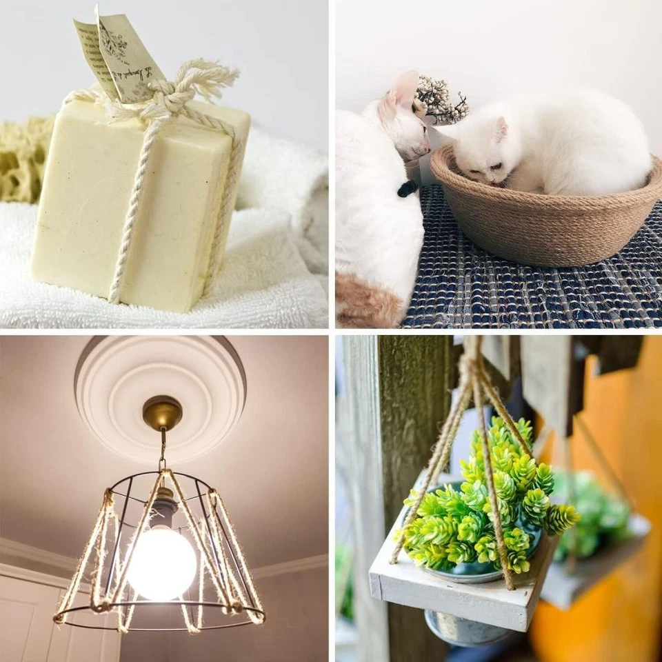 60 Meter Sisalseil 8mm Juteseil Kratzbaum Seil Sisal Schnur Leine Kratzbaum - Bild 4 von 4