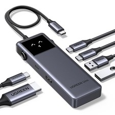 UGREEN Uno 6-in-1 USB-C Hub 10Gbps Data 4K 60Hz HDMI Grey
